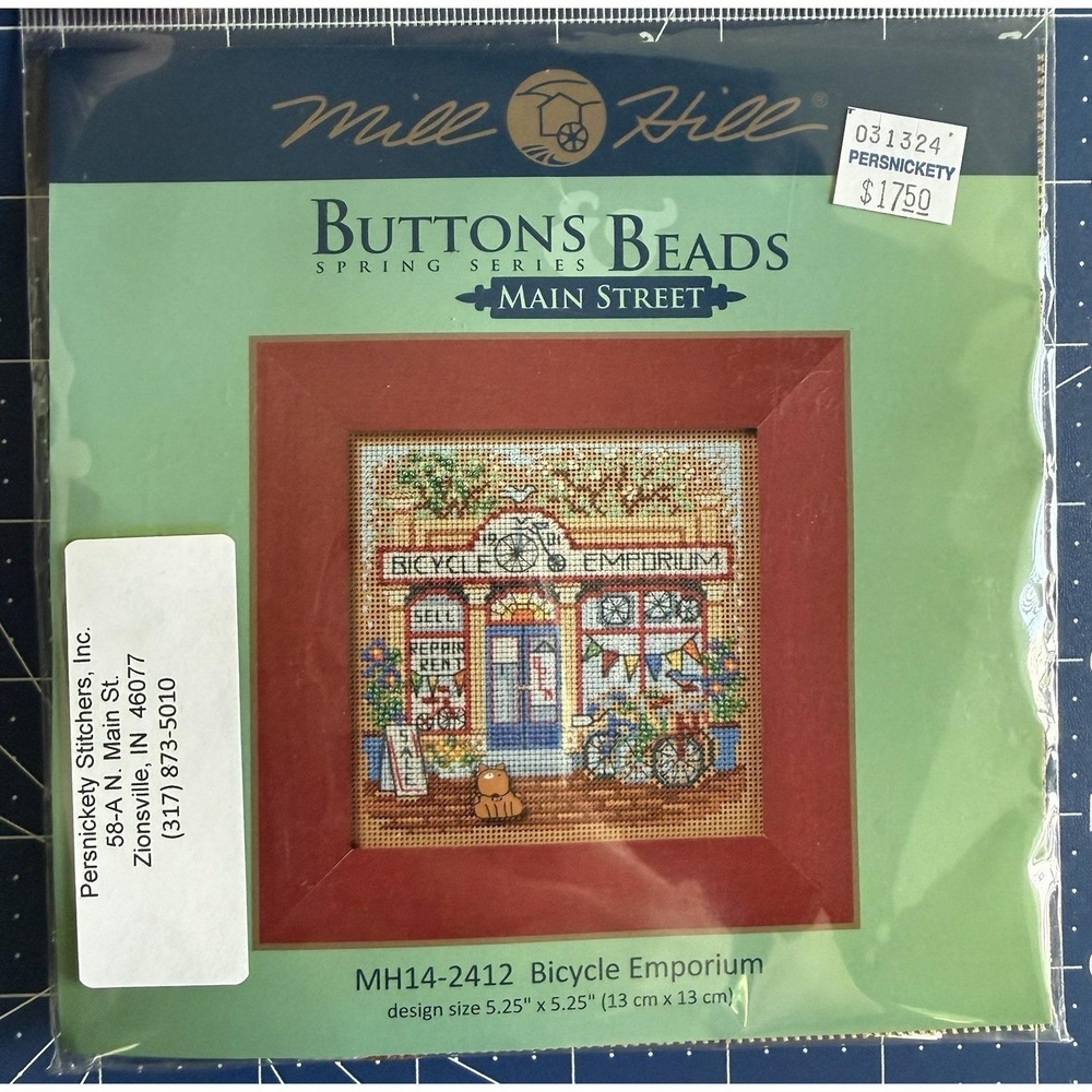 Mill Hill Buttons & Beads Spring Series Main Street Kit‎ ~ Bicycle Emporium